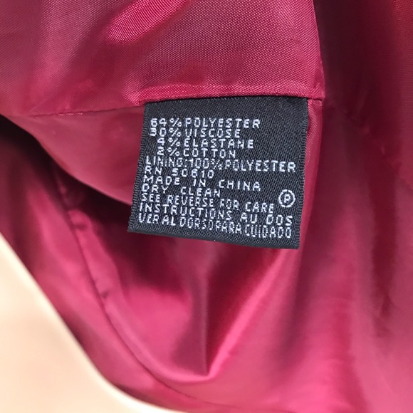 Anne Klein Suit Career Work Blazer Striped Jacket - Picture 4 of 7